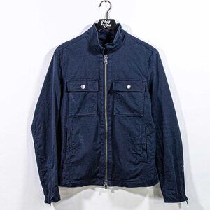 John Varvatos Luxe Zip Jacket Medium Designer Classic Preppy